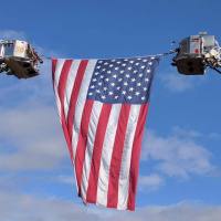 US Flag Ladder Trucks